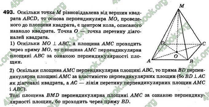 Відповіді Геометрія 10 клас Бурда. ГДЗ