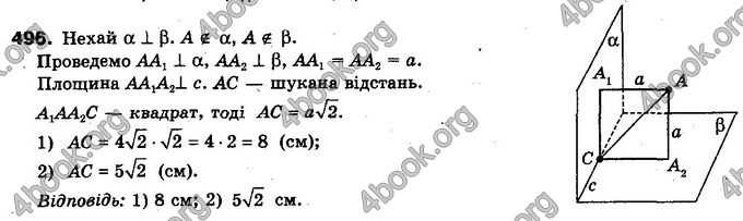 Відповіді Геометрія 10 клас Бурда. ГДЗ