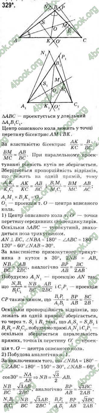 Відповіді Геометрія 10 клас Бурда. ГДЗ