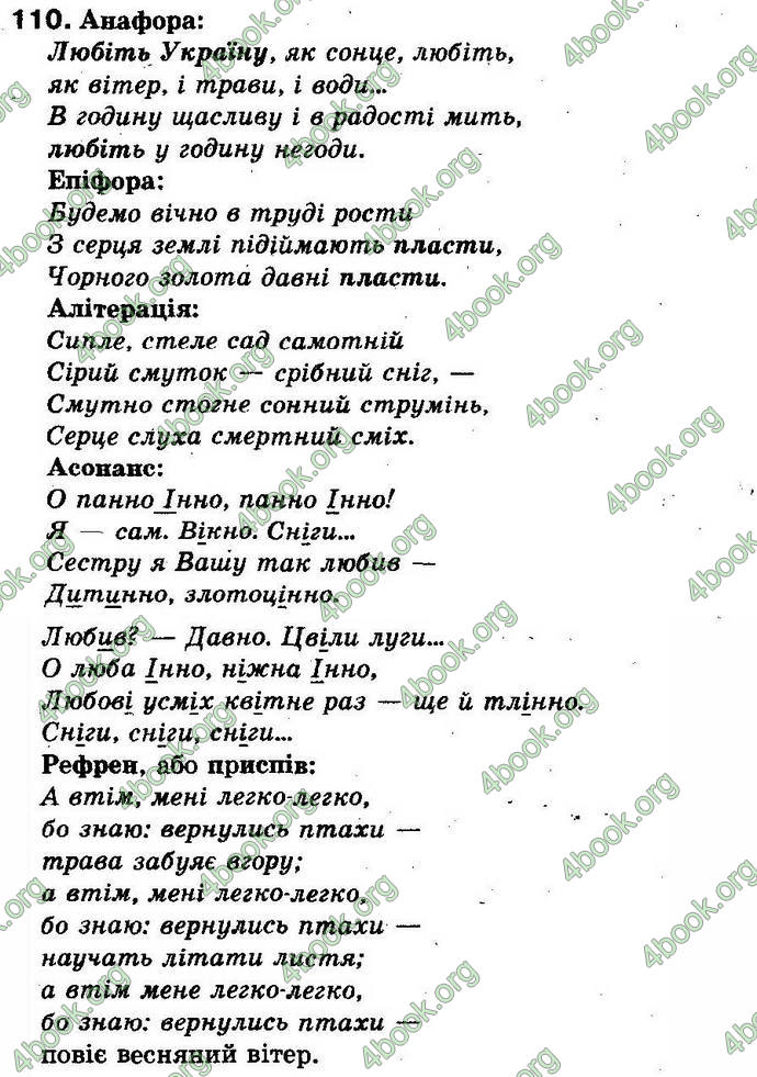 Відповіді Українська мова 10 клас Заболотний. ГДЗ