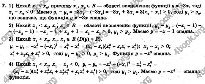 Відповіді Алгебра 10 клас Нелін. Акад. рівень. ГДЗ