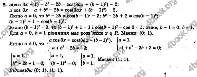 Відповіді Алгебра 10 клас Нелін. Акад. рівень. ГДЗ