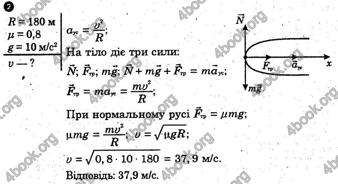 Відповіді Зошит Фізика 10 клас Божинова (Академ). ГДЗ