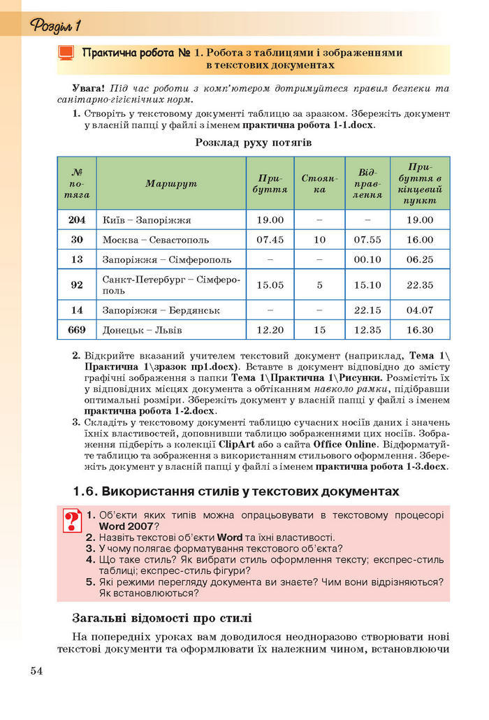 Інформатика 10 клас Ривкінд (Стандарт)