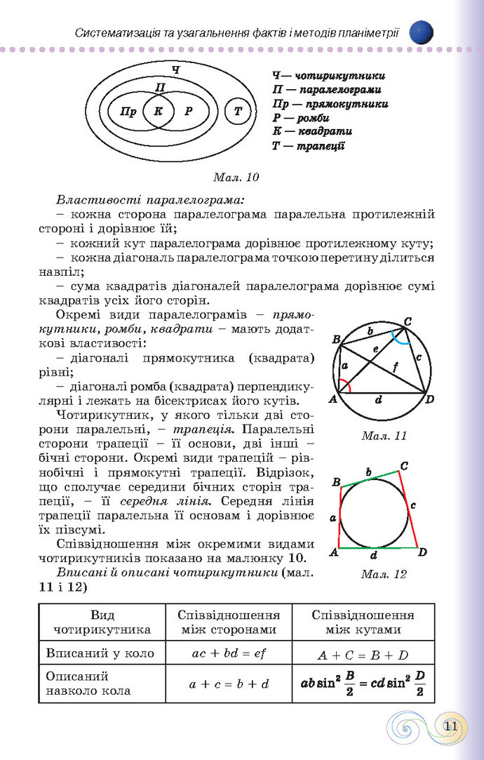 Підручник Геометрія 10 клас Бевз