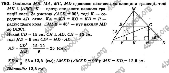 Відповіді Геометрія 10 клас Бевз. ГДЗ