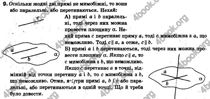 Відповіді Геометрія 10 клас Бевз. ГДЗ