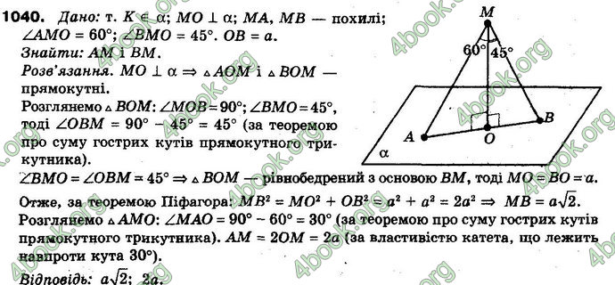 Відповіді Математика 10 клас Бевз. ГДЗ