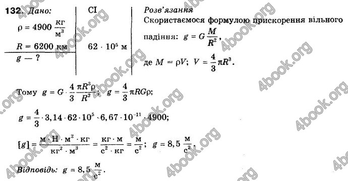 Відповіді Фізика 10 клас Сиротюк. ГДЗ