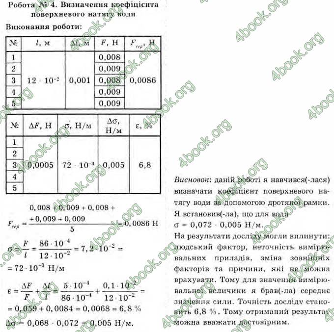 Відповіді Фізика 10 клас Сиротюк. ГДЗ