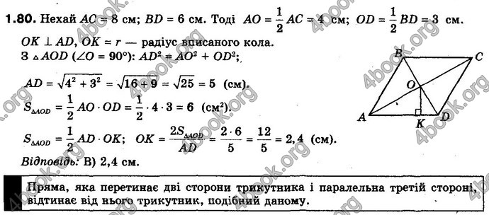 Відповіді Геометрія 10 клас Біляніна. ГДЗ