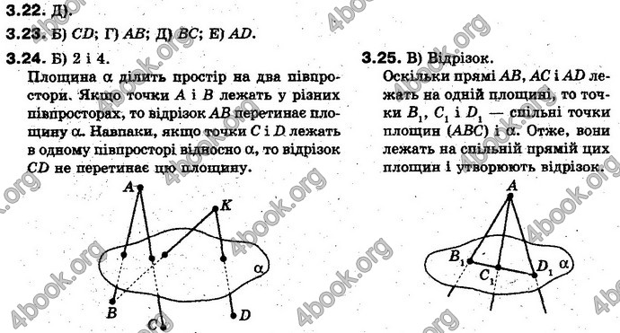 Відповіді Геометрія 10 клас Біляніна. ГДЗ