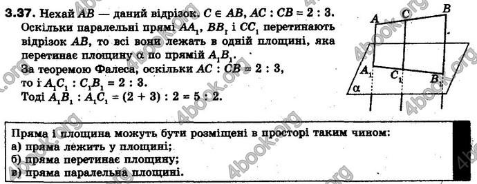 Відповіді Геометрія 10 клас Біляніна. ГДЗ