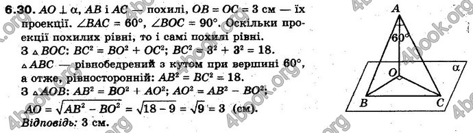 Відповіді Геометрія 10 клас Біляніна. ГДЗ