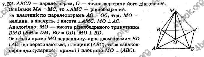 Відповіді Геометрія 10 клас Біляніна. ГДЗ