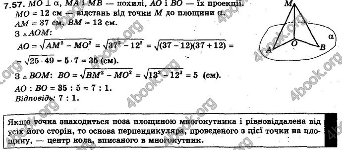 Відповіді Геометрія 10 клас Біляніна. ГДЗ