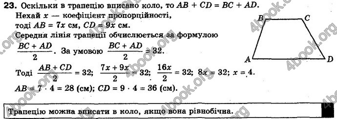 Відповіді Геометрія 10 клас Біляніна. ГДЗ