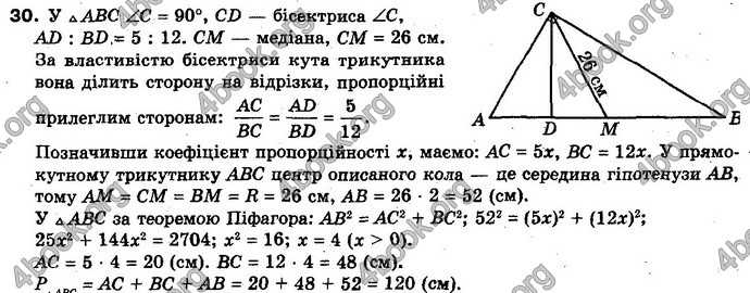 Відповіді Геометрія 10 клас Біляніна. ГДЗ