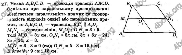 Відповіді Геометрія 10 клас Біляніна. ГДЗ