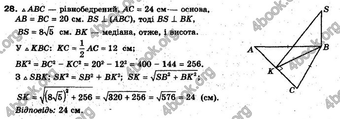 Відповіді Геометрія 10 клас Біляніна. ГДЗ