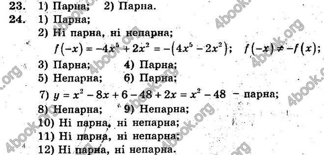 Відповіді Збірник Алгебра 10 клас Мерзляк. ГДЗ