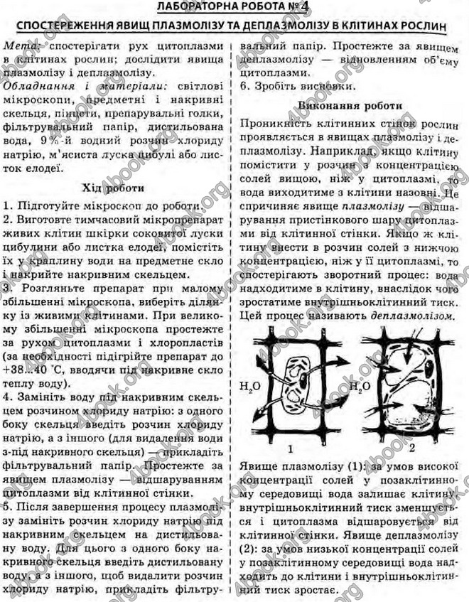 Відповіді Біологія 10 клас Балан. ГДЗ