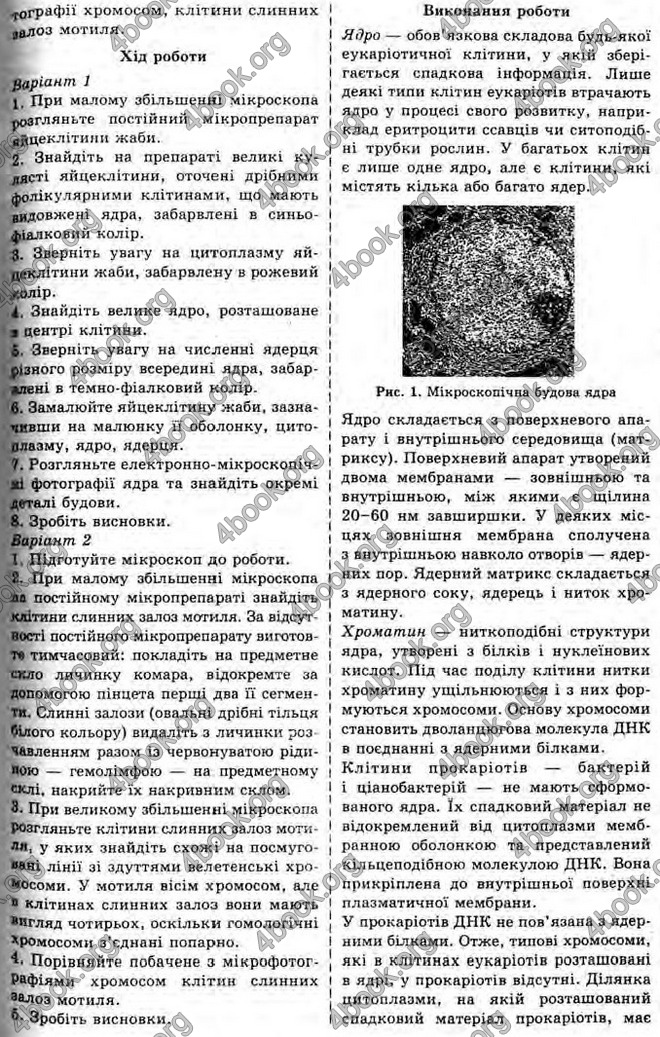 Відповіді Біологія 10 клас Балан. ГДЗ