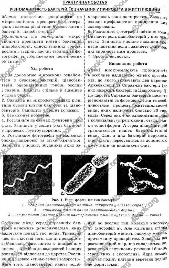 Відповіді Біологія 10 клас Балан. ГДЗ