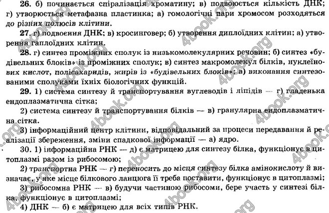 Відповіді Біологія 10 клас Тагліна. ГДЗ