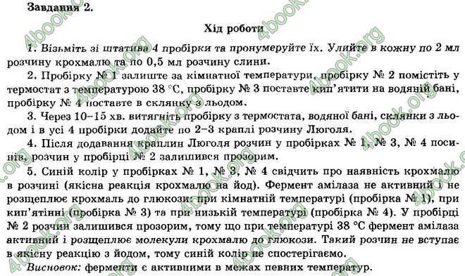 Відповіді Біологія 10 клас Тагліна. ГДЗ