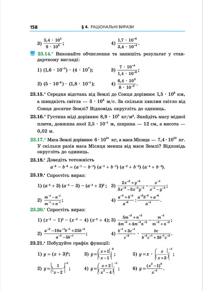 Підручник Алгебра 8 клас Мерзляк поглиблений