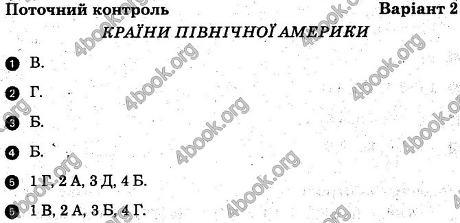 Відповіді зошит Географія 10 клас Вовк. ГДЗ