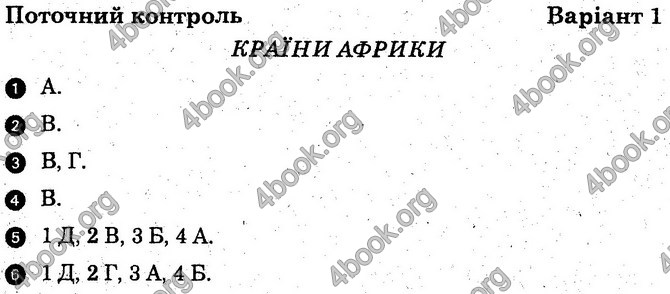 Відповіді зошит Географія 10 клас Вовк. ГДЗ