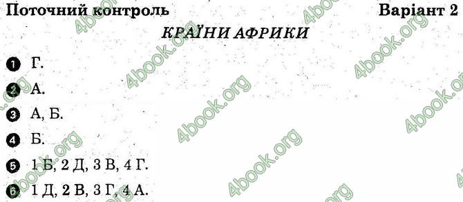 Відповіді зошит Географія 10 клас Вовк. ГДЗ