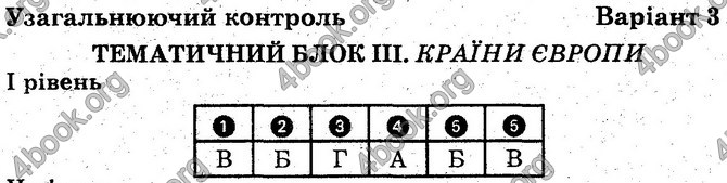 Відповіді зошит Географія 10 клас Вовк. ГДЗ