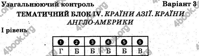 Відповіді зошит Географія 10 клас Вовк. ГДЗ