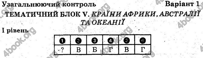 Відповіді зошит Географія 10 клас Вовк. ГДЗ