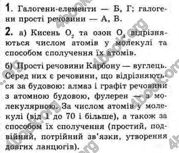 Відповіді Хімія 10 клас Попель. ГДЗ