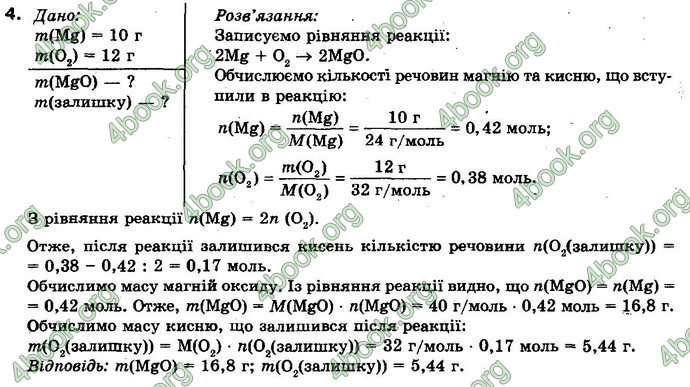 Відповіді Хімія 10 клас Попель. ГДЗ