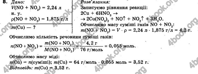 Відповіді Хімія 10 клас Попель. ГДЗ