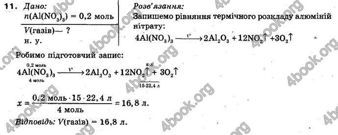 Відповіді Хімія 10 клас Попель. ГДЗ