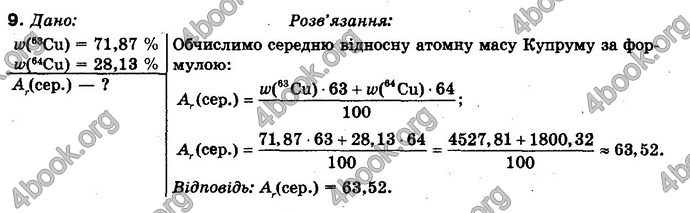 Відповіді Хімія 10 клас Буринська. ГДЗ