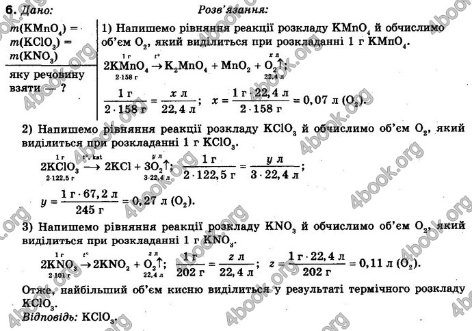 Відповіді Хімія 10 клас Буринська. ГДЗ