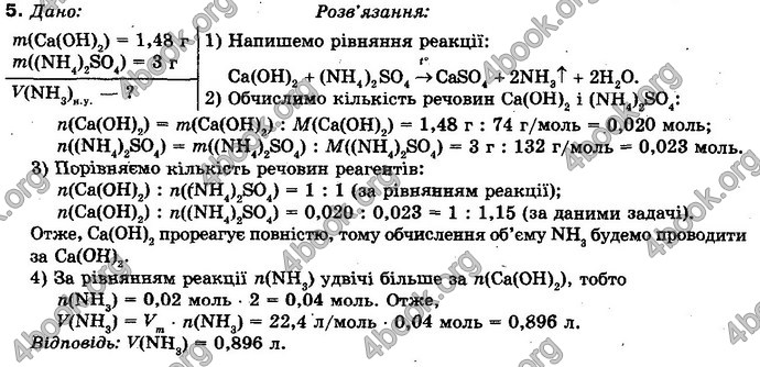 Відповіді Хімія 10 клас Буринська. ГДЗ