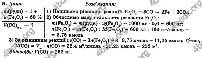 Відповіді Хімія 10 клас Буринська. ГДЗ