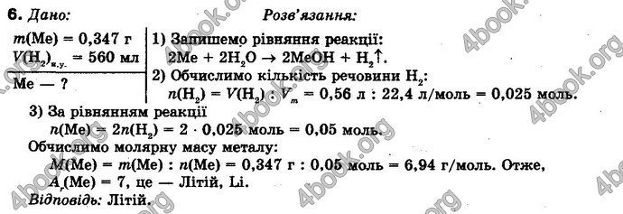 Відповіді Хімія 10 клас Буринська. ГДЗ