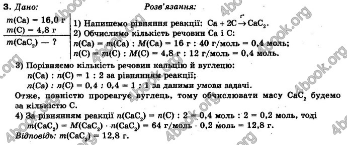 Відповіді Хімія 10 клас Буринська. ГДЗ