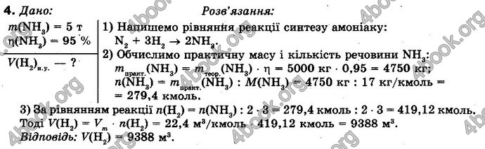 Відповіді Хімія 10 клас Буринська. ГДЗ