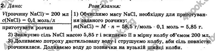 Відповіді Хімія 10 клас Буринська. ГДЗ