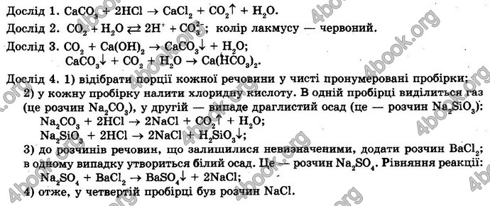 Відповіді Хімія 10 клас Буринська. ГДЗ